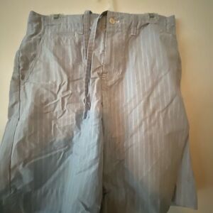 Men’s Polo Ralph Lauren Blue and White striped flat Front Shorts size 30